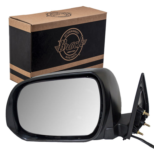 Brock Replacement Drivers Power Side View Mirror Heated Puddle Lamp Compatible with 2008-2013 Highlander & Hybrid 87940-48343