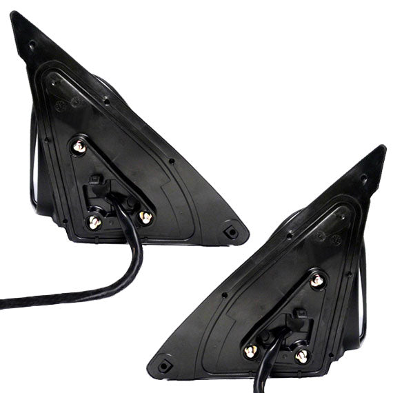 Brock Replacement Driver and Passenger Power Side View Mirrors Heated Puddle Lamp Compatible with 2008-2013 Highlander & Hybrid 87940-48343 87910-48363