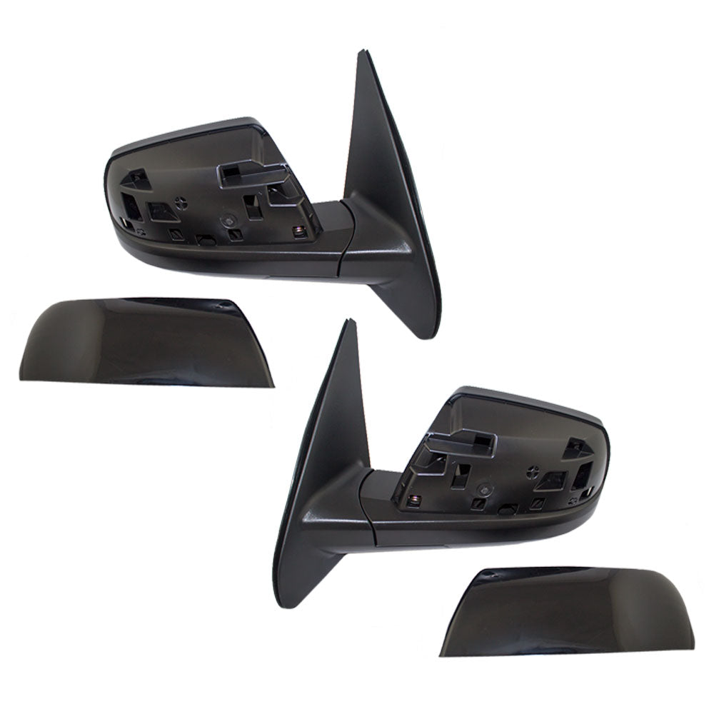 Brock Replacement Driver and Passenger Power Side View Mirrors Heated Compatible with 2007-2013 Tundra 2008-2013 Sequoia 879400C271C0 879100C270C0