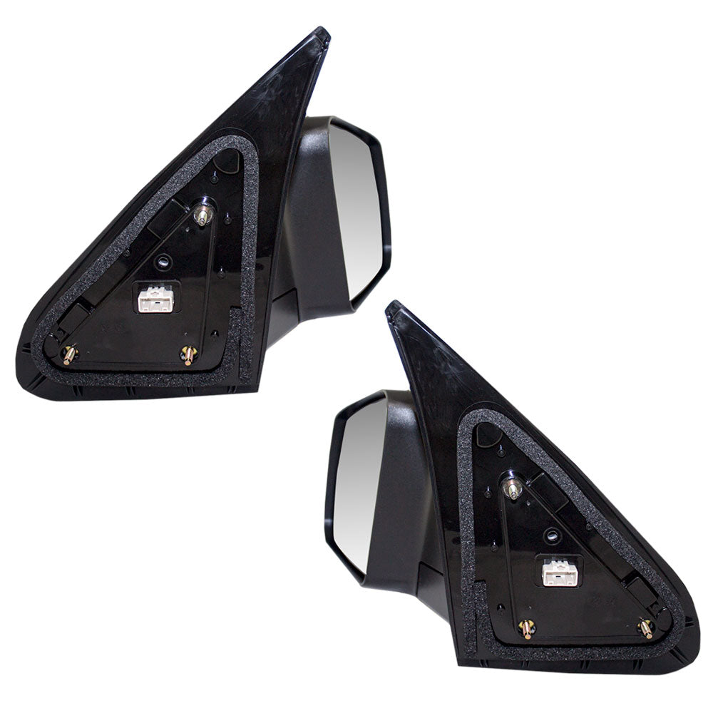 Brock Replacement Driver and Passenger Power Side View Mirrors Heated Compatible with 2007-2013 Tundra 2008-2013 Sequoia 879400C271C0 879100C270C0