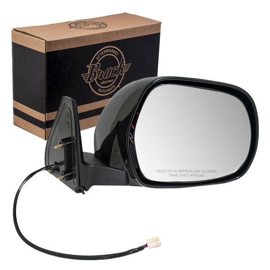 Fits Toyota 4Runner 03-09 Passengers Side View Power Mirror Heated Assembly