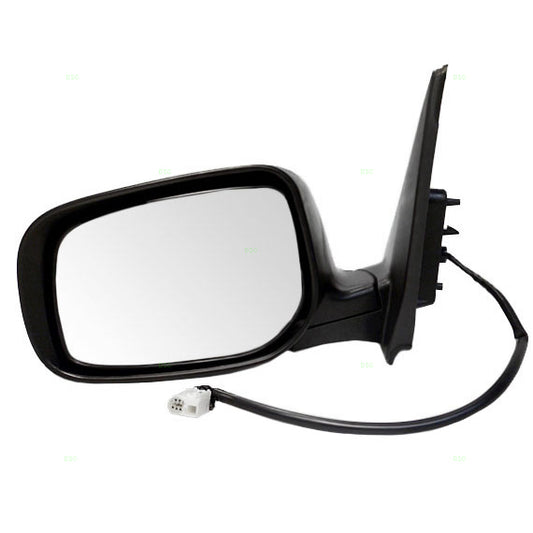 Brock Replacement Drivers Power Side View Mirror Heated Compatible with 2009-2013 Corolla 8790902A81