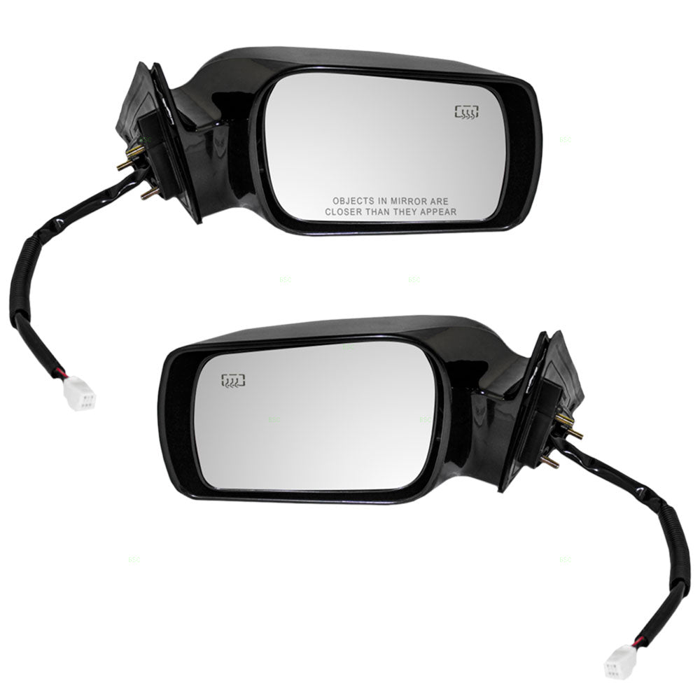Brock Replacement Pair Set Power Side View Mirrors Heated w/o Memory Replacement Compatible with 00-04 Avalon 87940-AC901 OEM