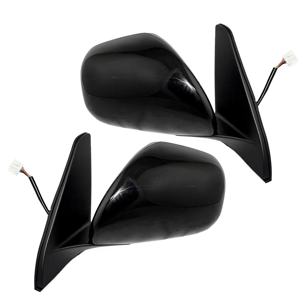 Brock Replacement Driver and Passenger Power Side View Mirrors Heated & Memory Compatible with 2003-2009 GX 470 SUV 87940-6A301-C0 87910-6A431-C0