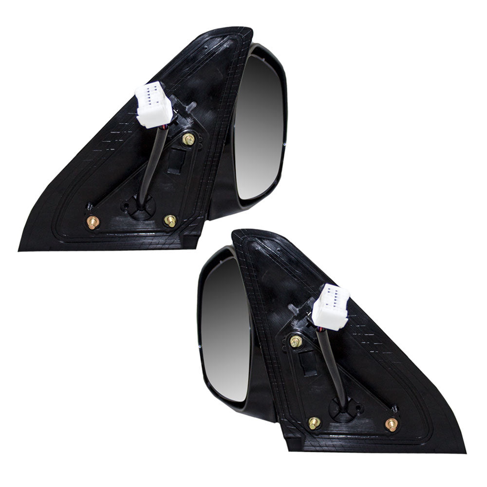 Brock Replacement Driver and Passenger Power Side View Mirrors Heated & Memory Compatible with 2003-2009 GX 470 SUV 87940-6A301-C0 87910-6A431-C0