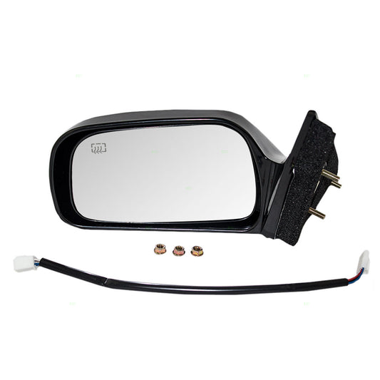 Fits Toyota Camry USA Japan 97-01 Drivers Side Power Mirror Heated w/ Adapter