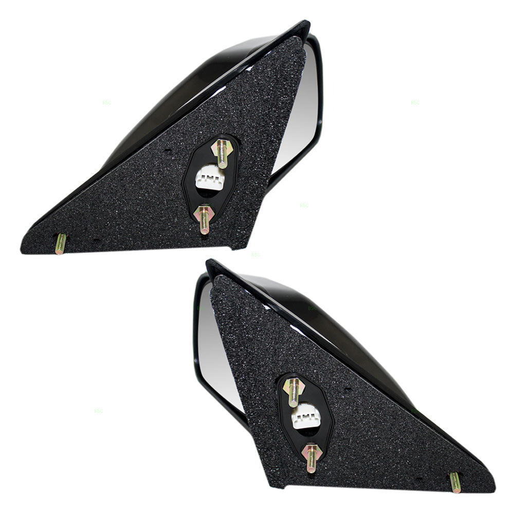 Brock Replacement Driver and Passenger Power Side View Mirrors Heated Compatible with 1997-2001 Camry US Japan 87940-33230-C0 87910-AA040-C0