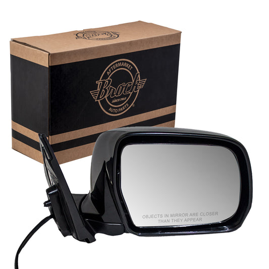 Brock Replacement Passengers Power Side View Mirror Heated Compatible with 2001-2007 Highlander 2006-2007 Highlander Hybrid 8791048160C0