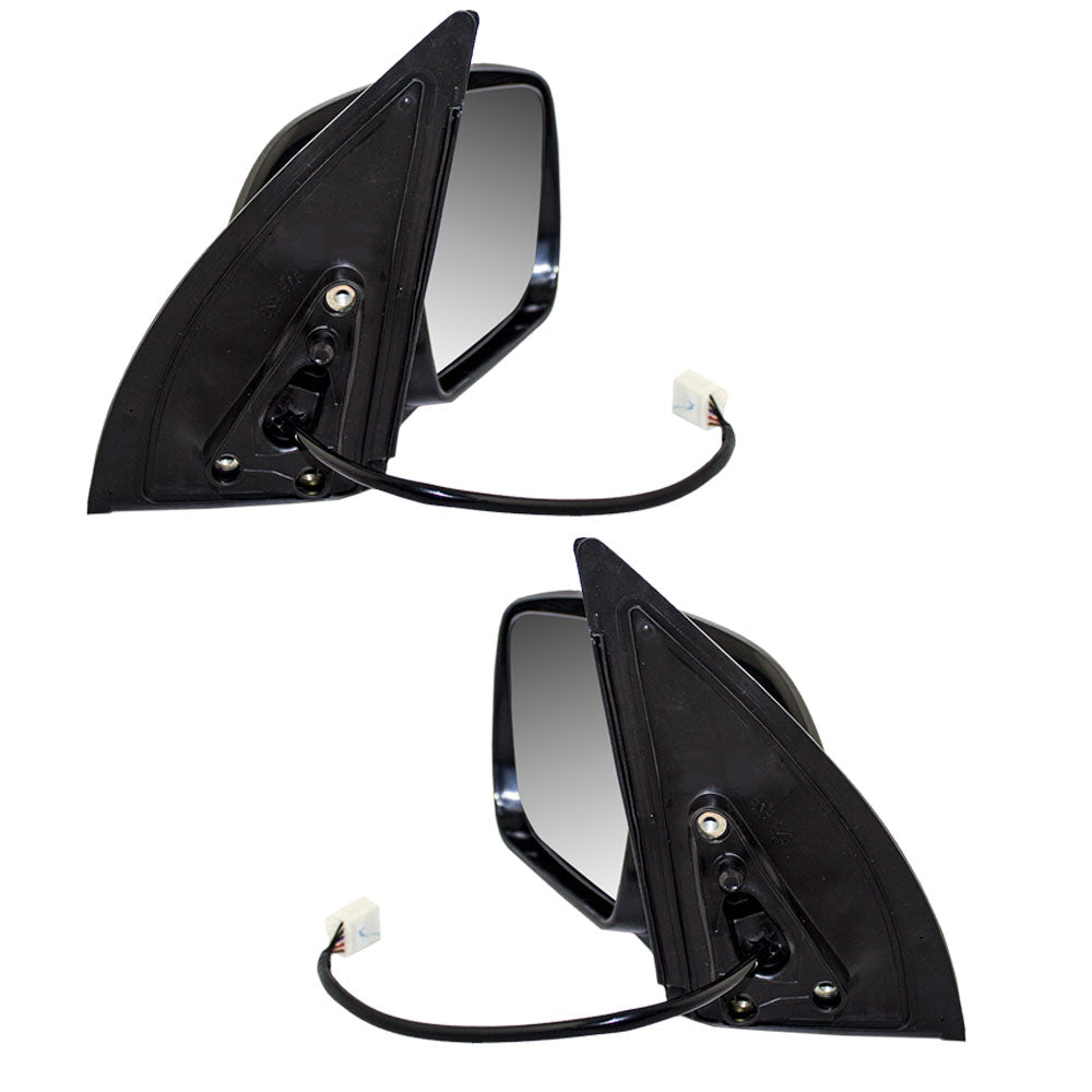 Brock Replacement Driver and Passenger Power Side View Mirrors Heated Compatible with 2001-2007 Highlander 2006-2007 Highlander Hybrid 8794048160C0 8791048160C0