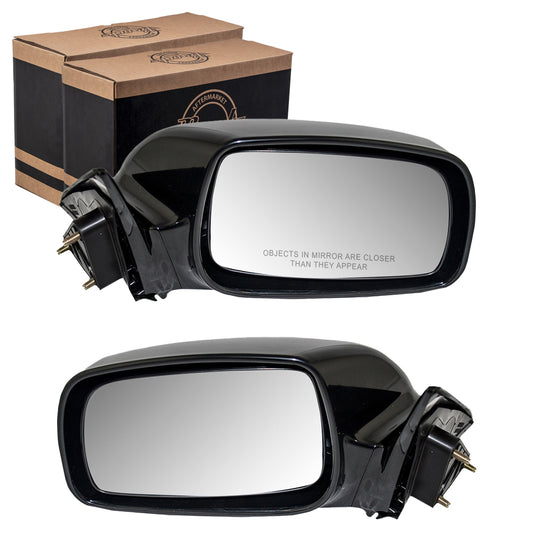 Brock Replacement Driver and Passenger Power Side View Mirrors Heated Compatible with 2004-2008 Solara 87940-AA120-C0 87910-AA120-C0