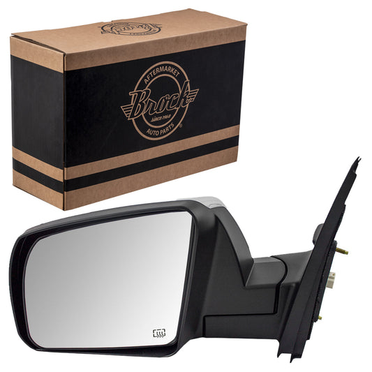 Fits 14-18 Toyota Tundra Truck Drivers Side View Power Mirror Chrome Heated