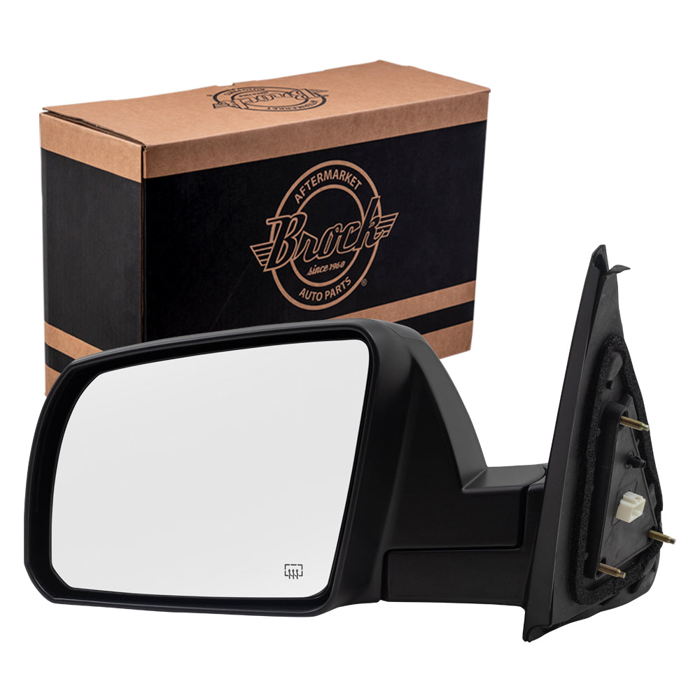 Brock Replacement Drivers Power Heated Side Mirror Compatible with 2014-2018 Tundra 879400C400C0 87940-0C400-C0