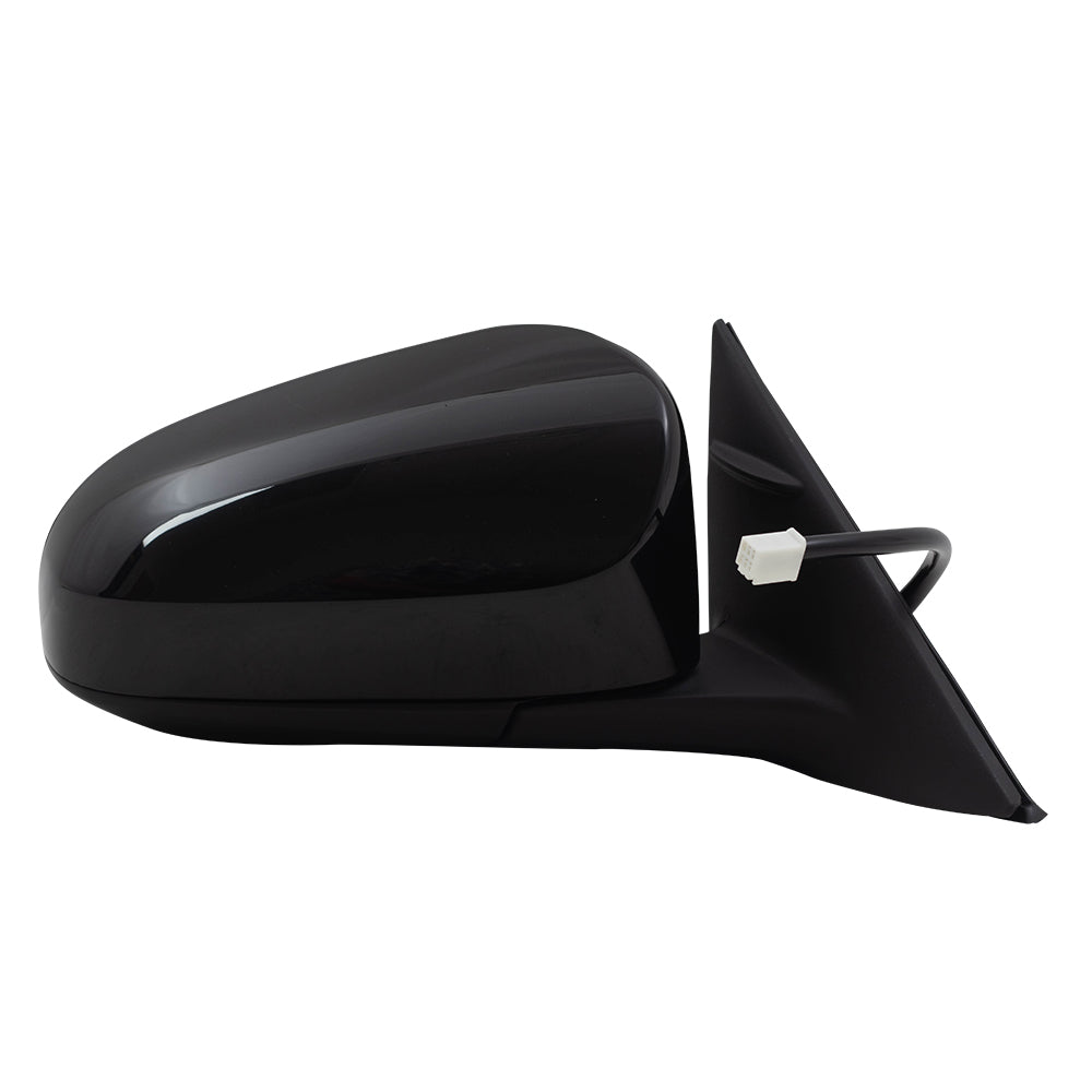 Brock Replacement Pair Side Power Mirrors Driver and Passenger Set Heated Blind Spot Detection Compatible with 2013-2014 Camry 8790906434 8790806434