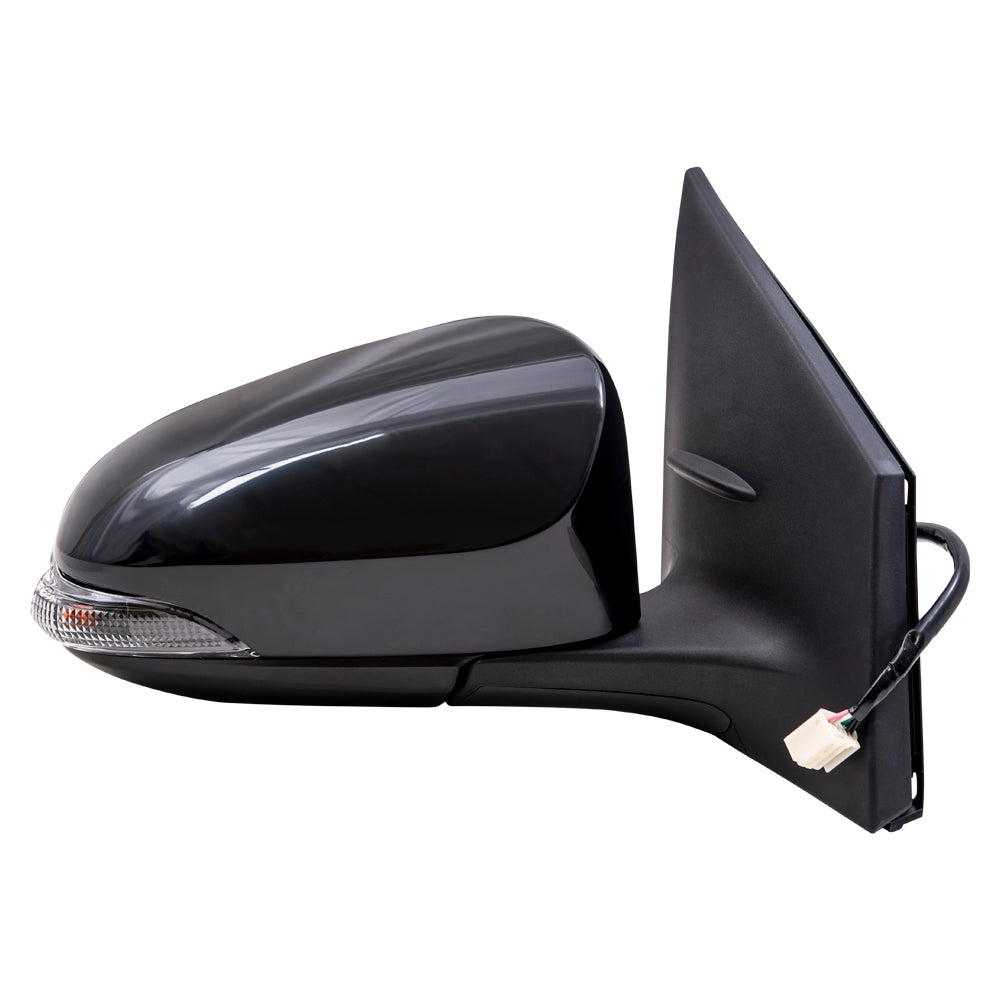 Fits Toyota Corolla 14-17Passengers Side Power Mirror Heated Signal Assembly