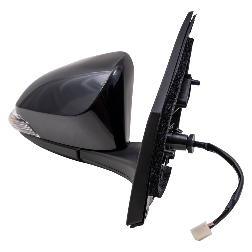 Fits Toyota Corolla 14-17Passengers Side Power Mirror Heated Signal Assembly