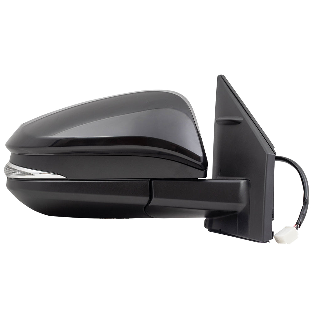 Power Side Door Mirrors Set for 16-18 Toyota RAV4 Heated Signal w/ Spotter Glass