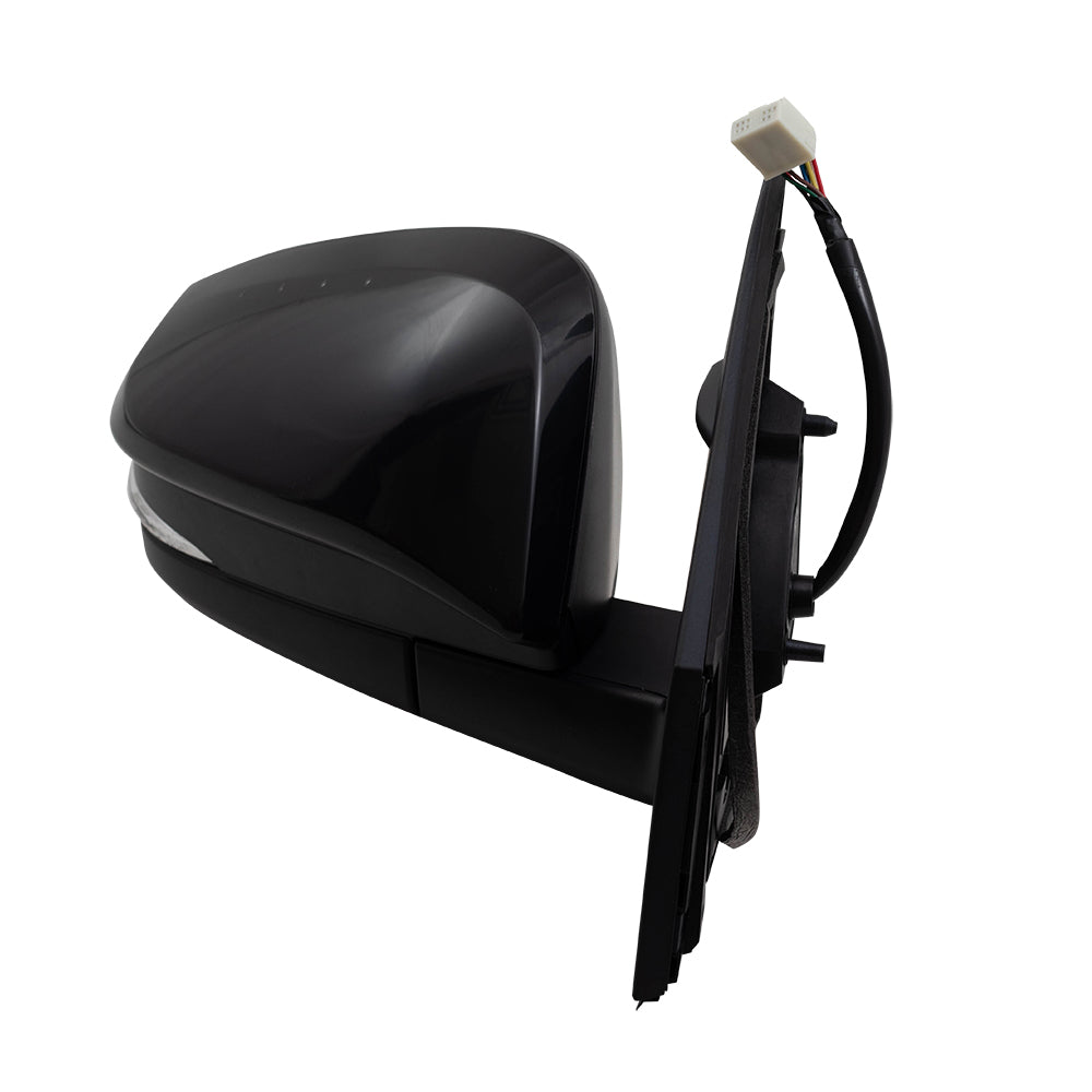 Brock Replacement Pair Power Sde Mirrors Blind Spot Detection Compatible with 13-15 RAV4 87940-0R100-C0 87910-0R090-C0
