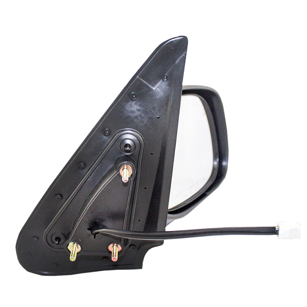 Brock Replacement Passengers Power Side View Mirror Heated & Chrome Cover Compatible with 2003-2006 Tundra 2001-2007 Sequoia 879100C100