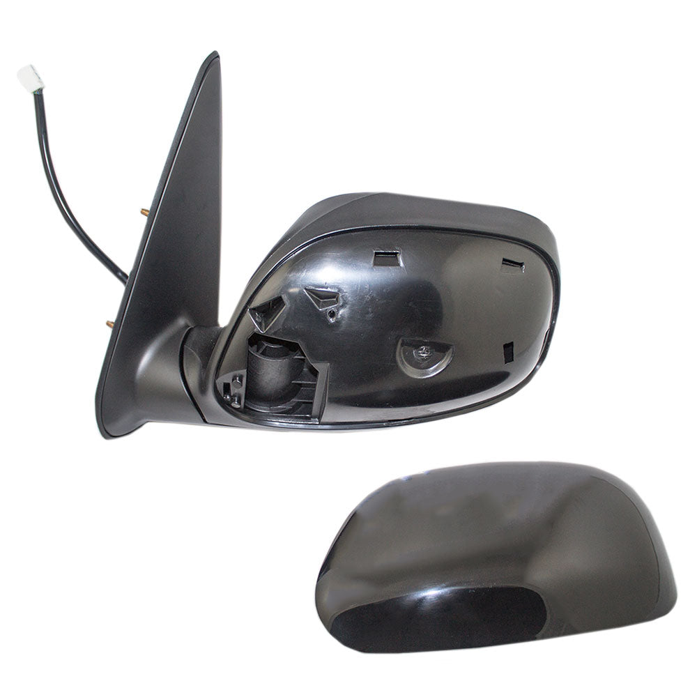Brock Replacement Drivers Power Side View Mirror Heated Compatible with 2003-2006 Tundra 2001-2007 Sequoia 879400C070C0