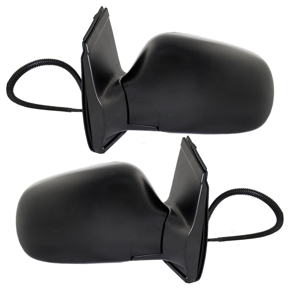 Brock Replacement Driver and Passenger Power Side View Mirrors Heated Compatible with 1998-2003 Sienna Van 87940-08061 87910-08061