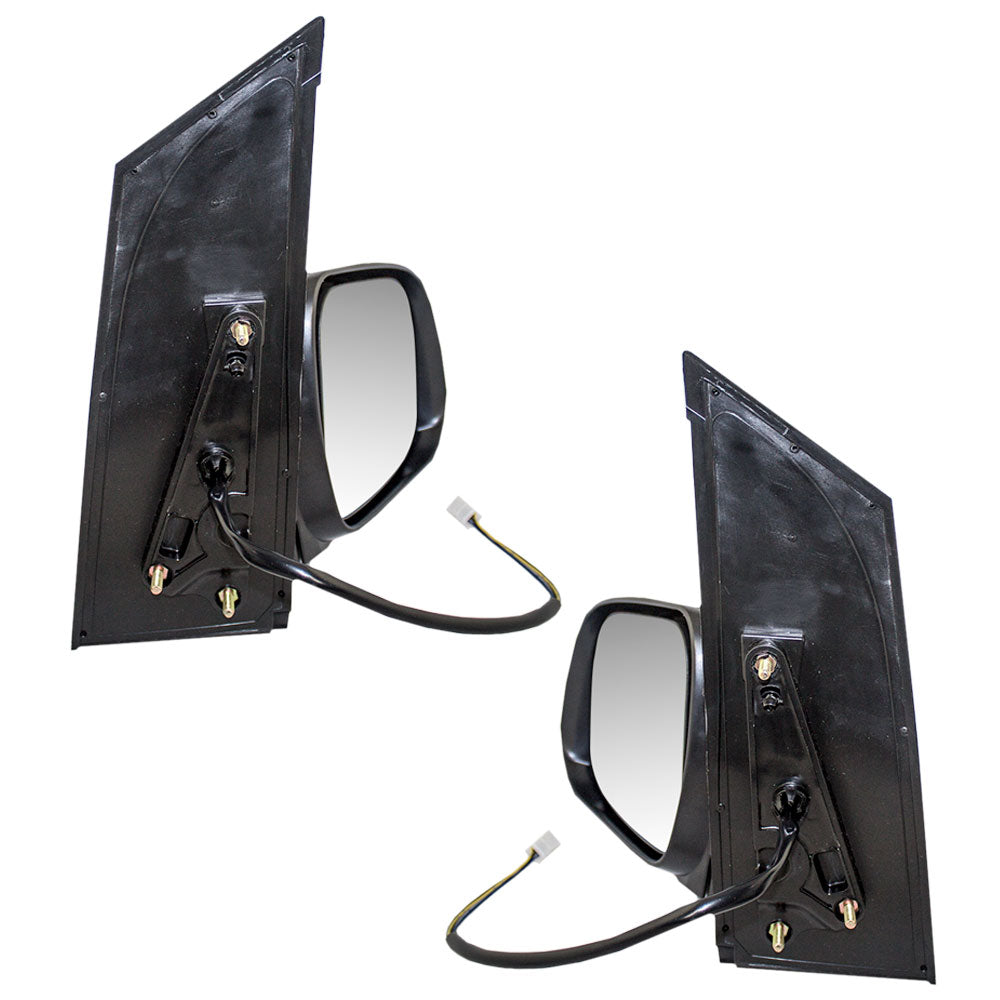 Brock Replacement Driver and Passenger Power Side View Mirrors Heated Compatible with 2011-2014 Sienna Van 87940-08092-C0 87910-08092-C0