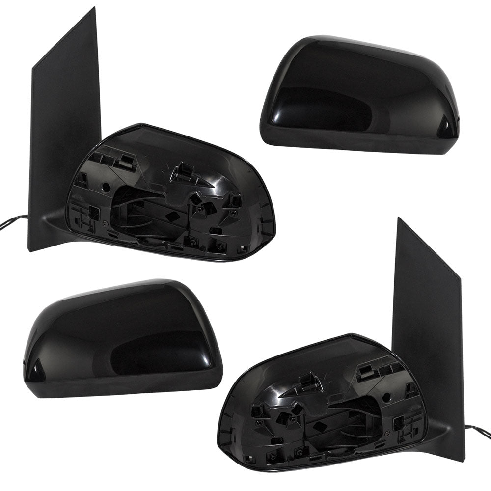 Brock Replacement Driver and Passenger Power Side View Mirrors Heated Compatible with 2013-2014 Sienna Van 87940-08094-C0 87910-08094-C0