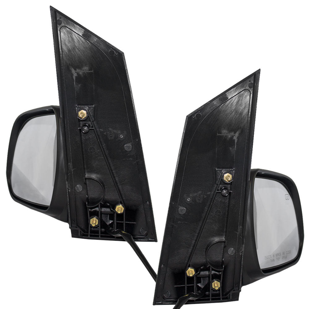 Brock Replacement Driver and Passenger Power Side View Mirrors Heated Compatible with 2013-2014 Sienna Van 87940-08094-C0 87910-08094-C0