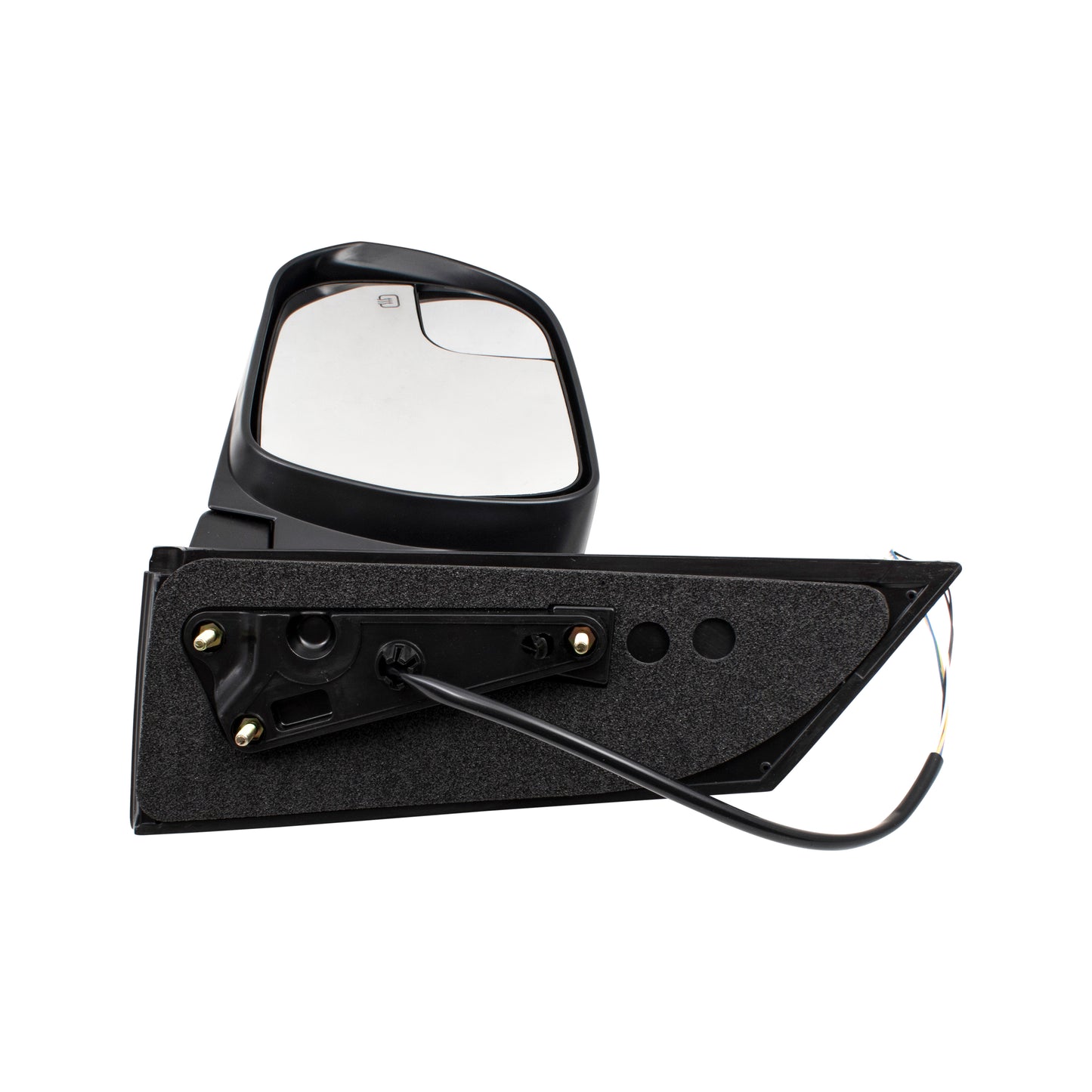 Brock Replacement Drivers Power Side View Mirror Heated Spotter Glass Left Compatible with 15-18 Sienna Van 87940-08150 TO1320339