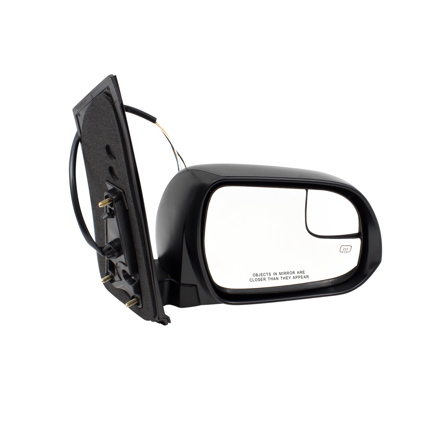 Power Door Mirror fits 15-18 Toyota Sienna Passenger Side Heated Spotter Glass