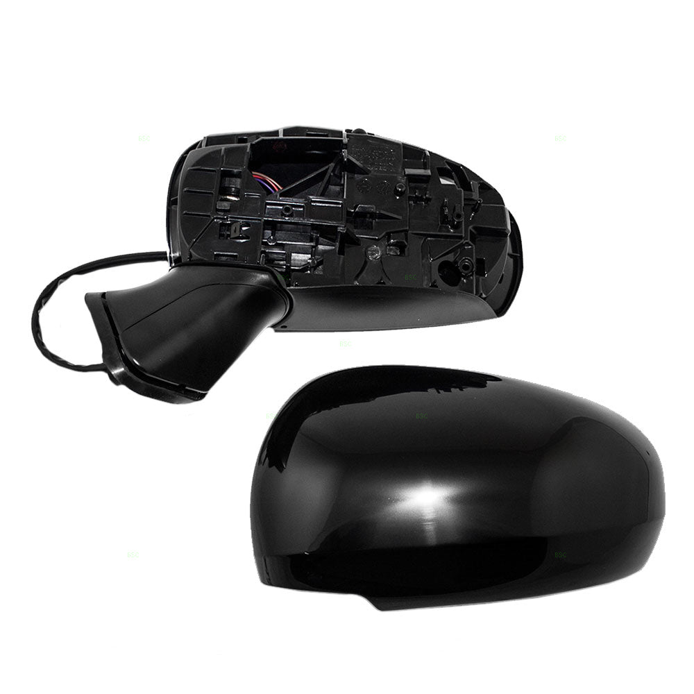 Brock Replacement Drivers Power Side View Mirror Heated Compatible with 2010-2015 Prius 2012-2015 Prius Plug-In 87940-47180