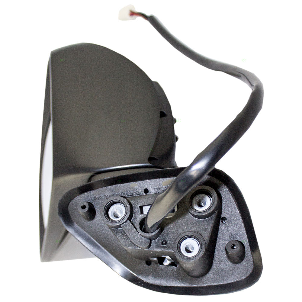 Brock Replacement Drivers Power Side View Mirror Heated Compatible with 2010-2015 Prius 2012-2015 Prius Plug-In 87940-47180