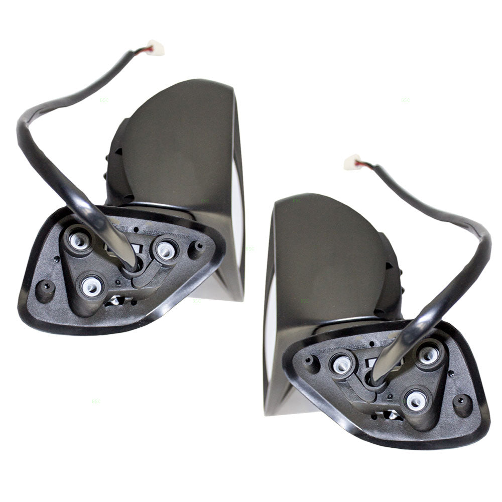 Brock Replacement Driver and Passenger Power Side View Mirror Heated Compatible with 2010-2015 Prius 2012-2015 Prius Plug-In 87940-47180 87910-47180