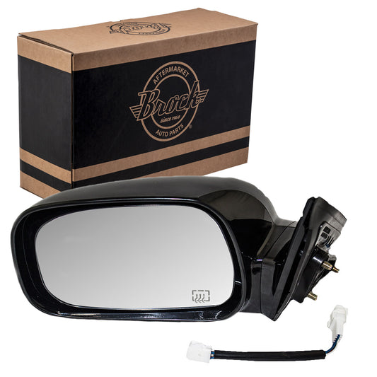 Fits Toyota Camry Japan USA 02-06 Drivers Side Power Mirror Heated with Adapter