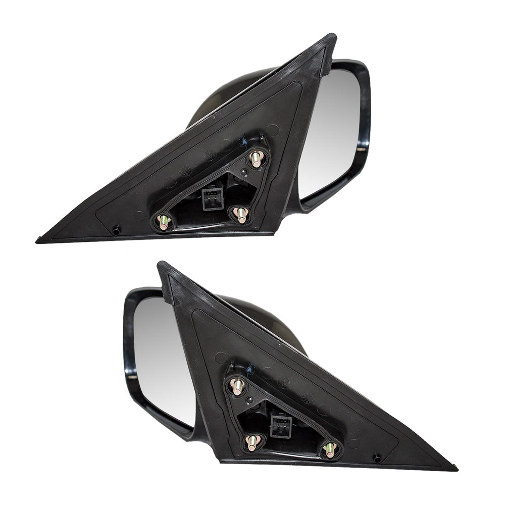 Brock Replacement Driver and Passenger Power Side View Mirrors Heated Compatible with 2002-2006 Camry Japan USA 87940AA100C0 87910AA100C0