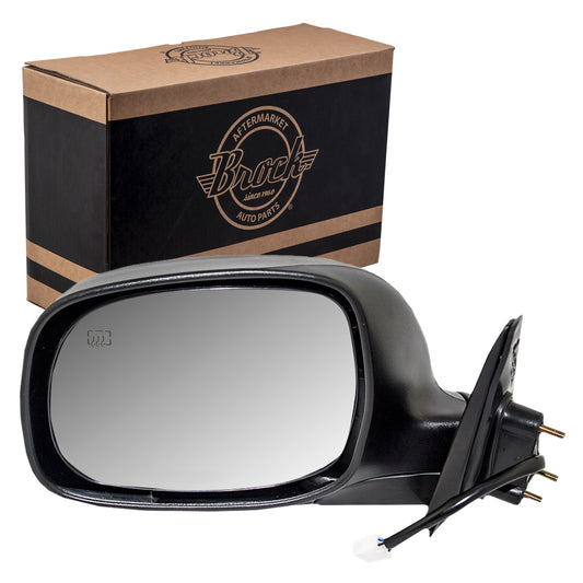 Fits Toyota Tundra Truck 03-06 Drivers Side Power Mirror Heated w/ Chrome Cover