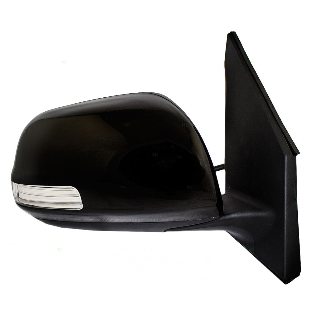 Brock Replacement Passengers Power Side View Mirror Heated Signal Compatible with 2009-2012 RAV4 North America 87908-0R020