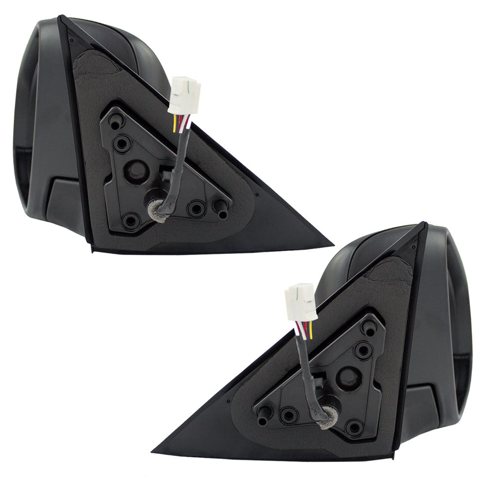 Brock Replacement Driver and Passenger Power Side View Mirrors Heated Ready-to-Paint Compatible with 2012-2014 Camry 87909-06410 87908-06410