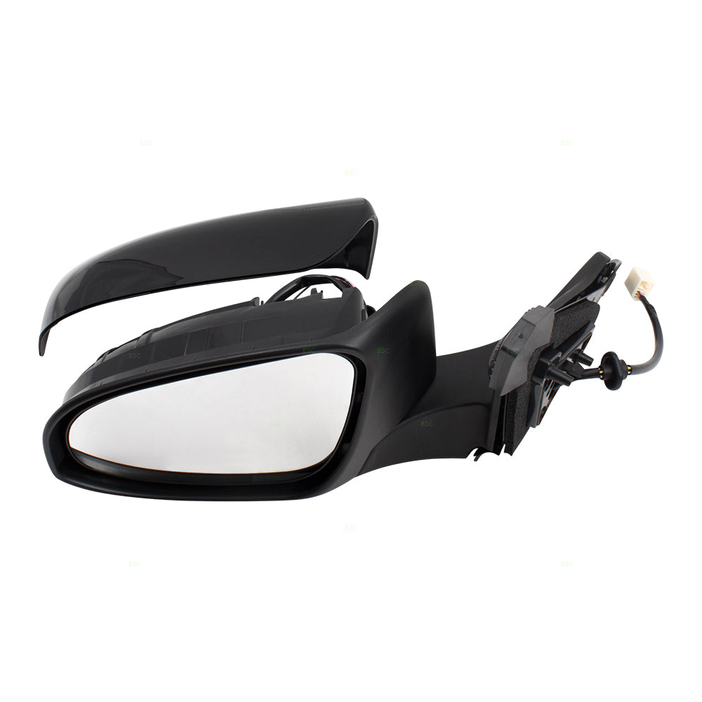 Brock Replacement Pair Set Power Side View Mirrors Heated Left + Right Compatible with 16-17 Camry & Hybrid 8790606041 8790206020