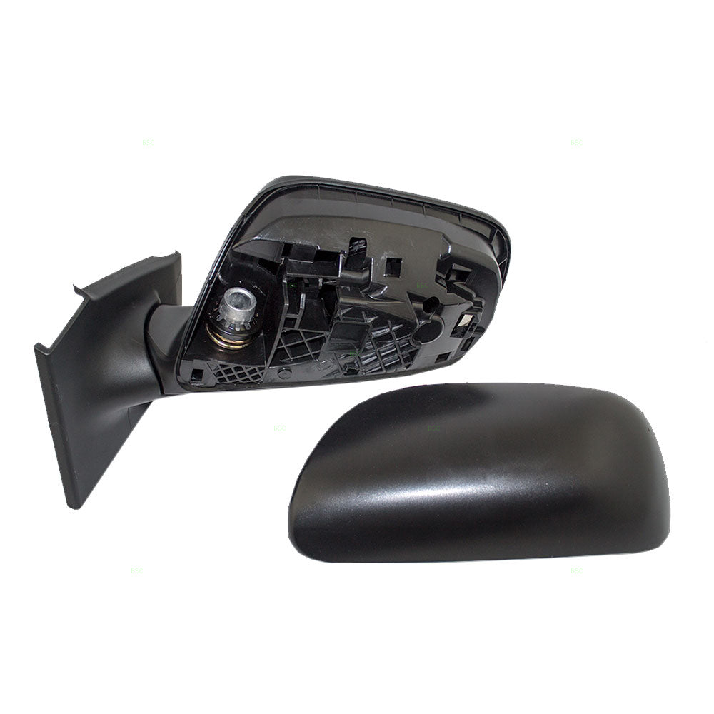 Brock Replacement Drivers Manual Side View Mirror Ready-to-Paint Compatible with 07-11 Yaris 87940-52650