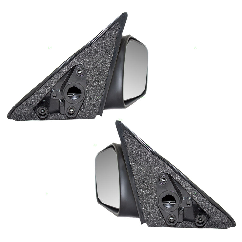 Brock Replacement Set Driver and Passenger Manual Side View Mirrors Compatible with 1992-1996 Camry 87940-06010 87910-06040