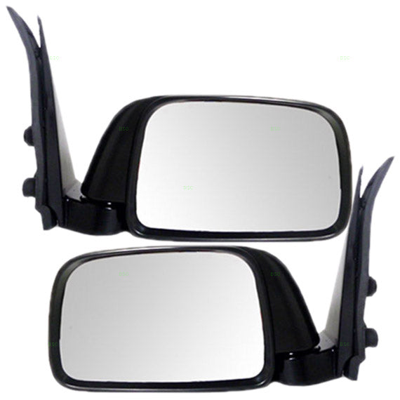 Brock Replacement Driver and Passenger Manual Side View Mirror Compatible with Pickup Truck 8794004040 8791004030