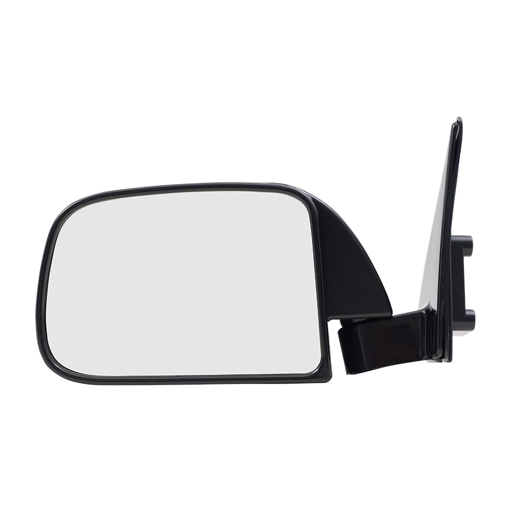 Brock Replacement Drivers Manual Side View Mirror Sail Mounted Compatible with Pickup Truck without vent window 8794089147
