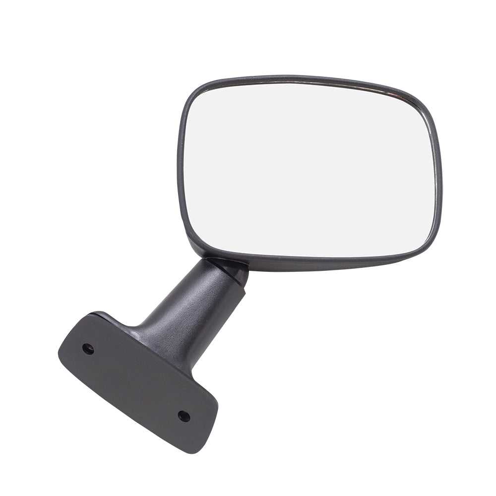 Brock Replacement Driver and Passenger Manual Side View Mirror Textured Compatible with 1984-1986 4Runner 8794089118 8791089121