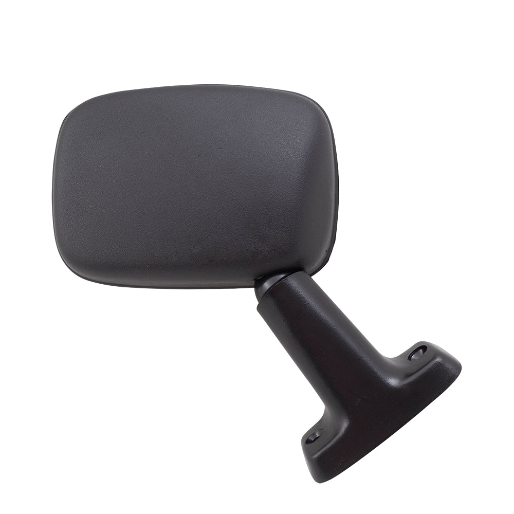 Brock Replacement Driver and Passenger Manual Side View Mirror Textured Compatible with 1984-1986 4Runner 8794089118 8791089121