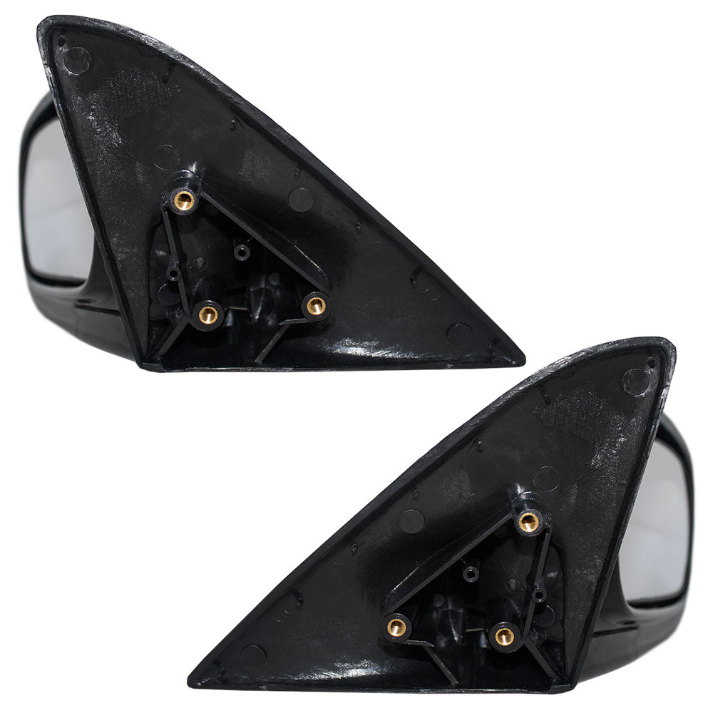Brock Replacement Driver and Passenger Manual Side View Mirrors Ready-to-Paint Compatible with 1993-1997 Corolla 8794002061 8791002062