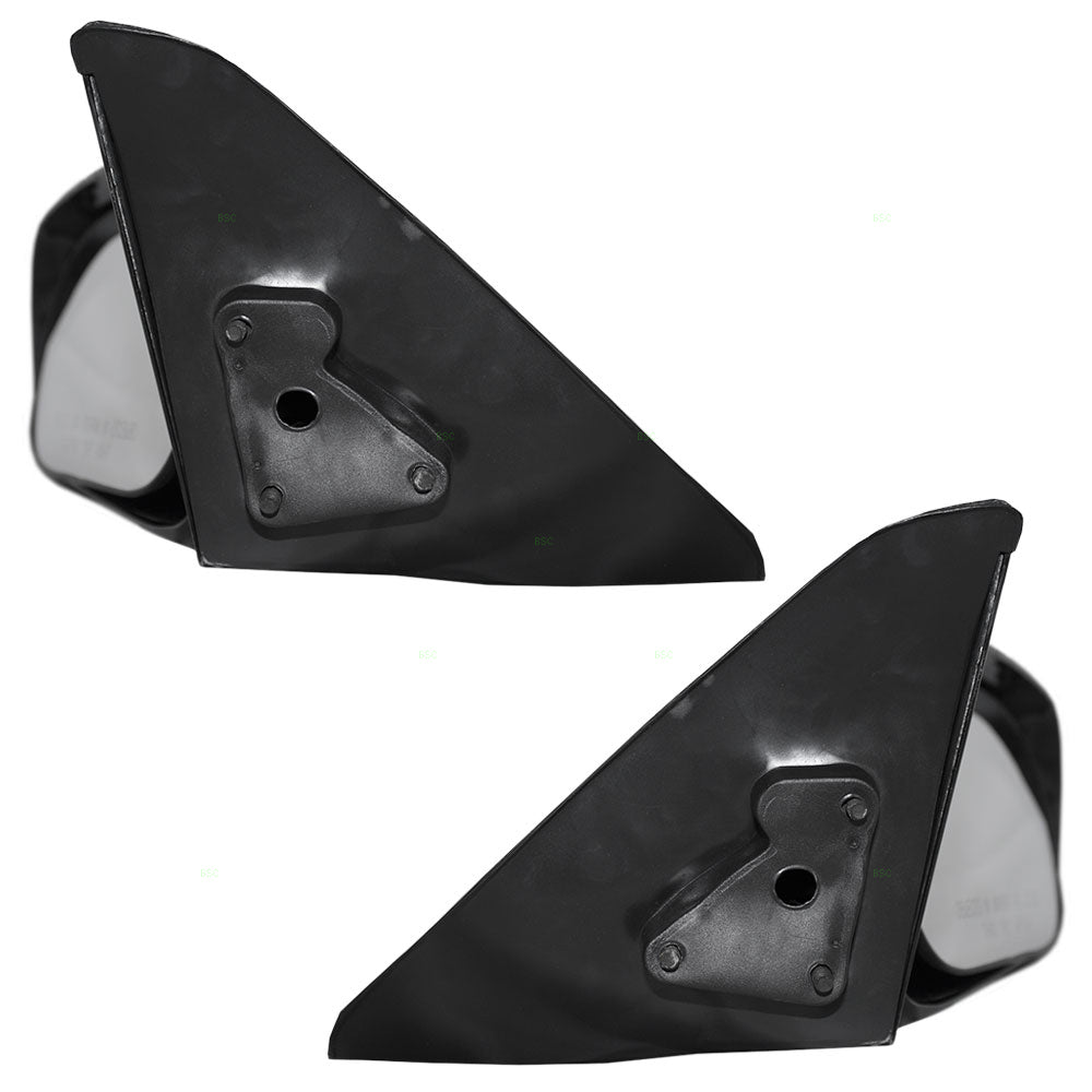 Brock Replacement Driver and Passenger Manual Side View Mirror Compatible with 1988-1992 Corolla 879401A770 8791001021