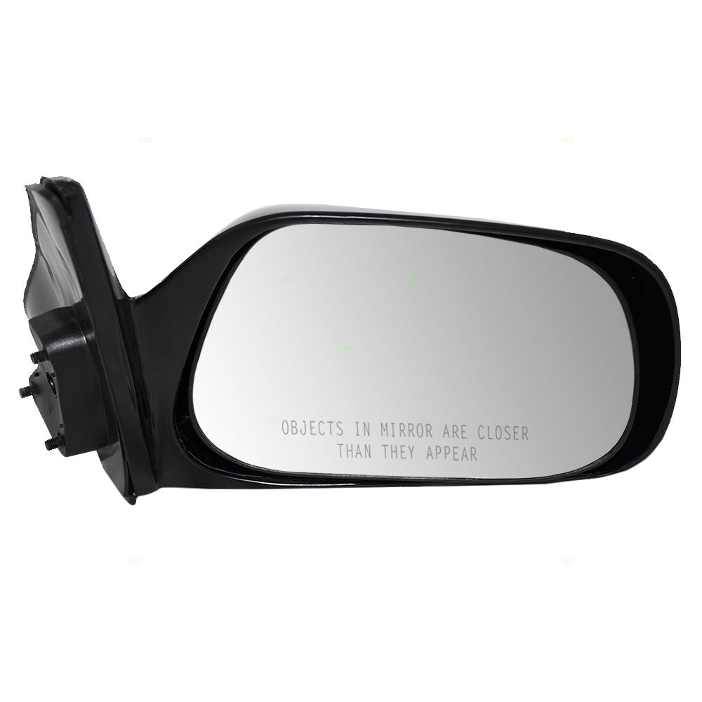 Brock Replacement Passengers Manual Side View Mirror Compatible with 1988-1992 Corolla 8791001021