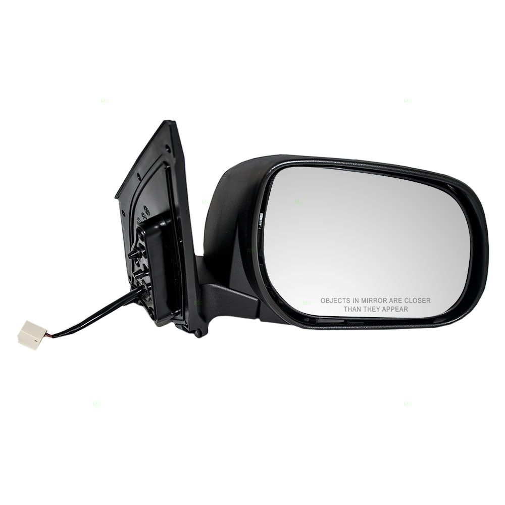 Brock Replacement Passengers Power Side View Mirror Non Heated w/o Signal Replacement Compatible with 06-08 RAV4 8791042870