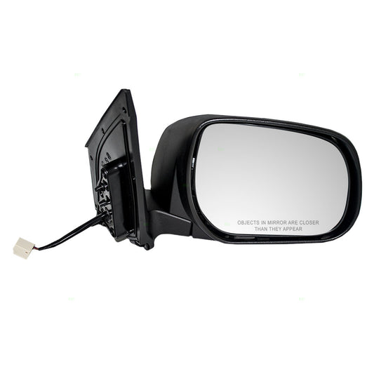 Brock Replacement Passengers Power Side View Mirror Non Heated w/o Signal Replacement Compatible with 06-08 RAV4 8791042870
