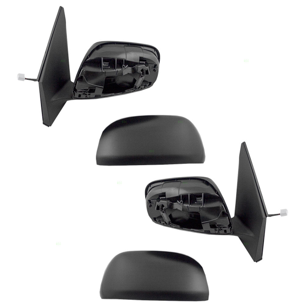 Brock Replacement Pair Set Power Side View Mirrorss Non Heated w/o Signal Replacement Compatible with 06-08 RAV4 8794042810 8791042870